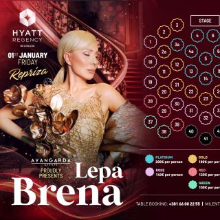 Hotel Hyatt Regency - plan sedenja