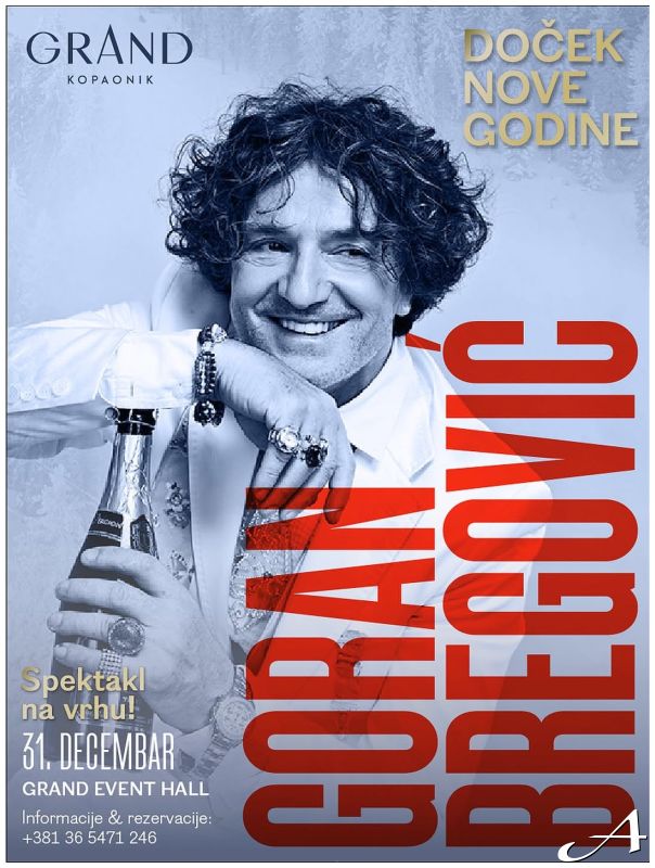 Nova godina na Kopaoniku: Magično veče uz Gorana Bregovića i Bijelo dugme