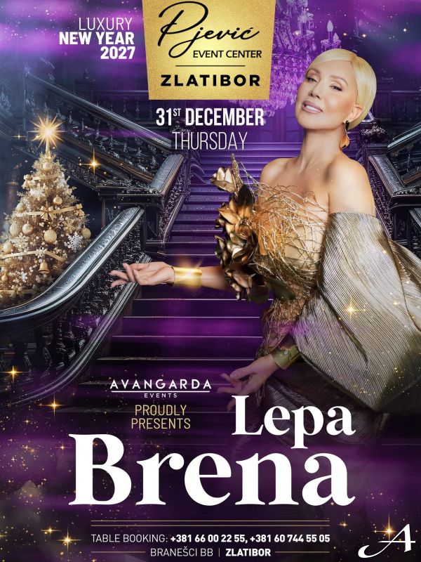 Lepa Brena Novogodišnji doček 2027