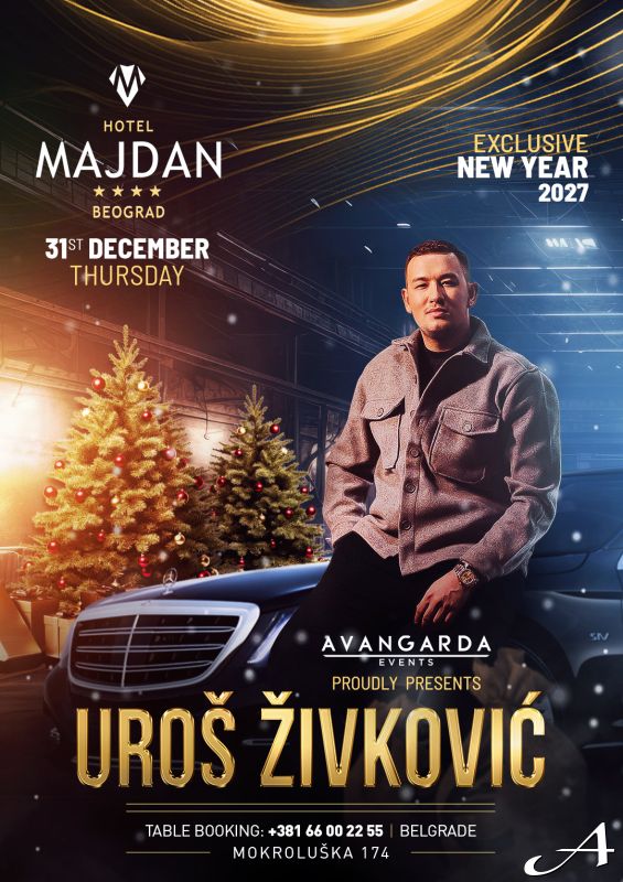 Uroš Živković Nova godina 2027